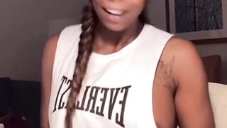 NIPPLE SLIP ON LIVE STREAM *)