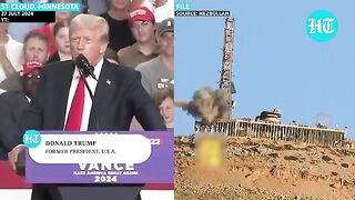 On Cam: Trump's First Reaction To Israel-Hezbollah War Hint After Golan Heights Attack | US Election