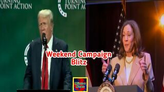 Trump and Harris hold weekend campaign blitz