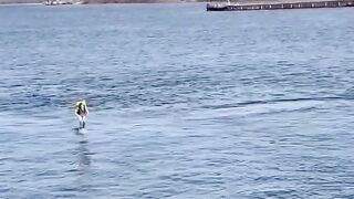 Deliver boy in water #