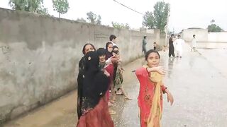 Little children having deli ious water