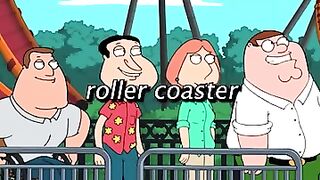 Peter managed to get on the roller coaster after all