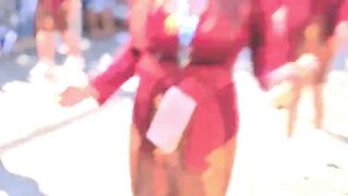 Kebaya Karnaval Merah Katanya-katanya