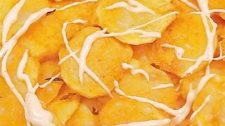 , crispy potato snakes