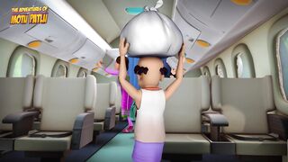 Motu Patlu in Air Bus