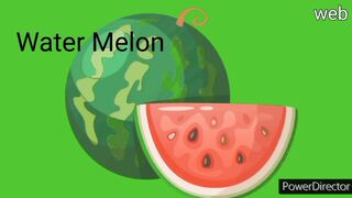 Fruit cartoon for kids | Fruits with Name | Pre School | Learn English Words / new