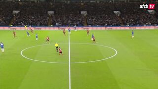 Chelsea team playing football