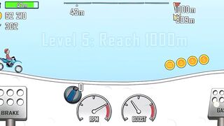 Hil climb racing- gameplay walkthrough part 1-bike (android and iOS)