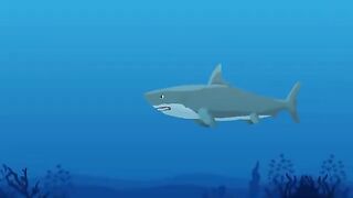 Great White Shark vs Liopleurodon Dinosaurs vs Wild Animals [S1] Animal Animation.