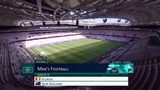 Olympic Men's Football - Guinea vs New Zealand - Group A (Full Game Highlights)