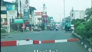 Kecelakaan motor dengan kereta api