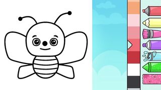 Drawing picture coloring | Bee