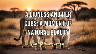 The Cutest Traffic Jam in Kruger National Park with a Lioness and Her 4 Cubs!