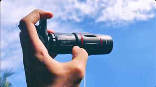 Zooming In on the Moon: Experimenting with a Smartphone Lens!!
