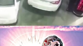Robber gets sprayed with gasoline