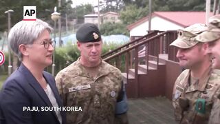 Australia's Wong condemns military cooperation between Russia and North Korea as destabilizing.