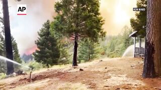 California man saves home from wildfires after losing insurance coverage.