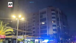 Aftermath of Israeli airstrike in Beirut, killing 1 person in escalating tensions with Hezbollah.