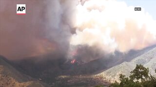 California wildfire covers 60 square miles, about 2,000 ordered to evacuate.