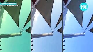 On Camera: Rocket Hits, People Run In Panic - New Video Of Attack In Golan | Israel | Hezbollah