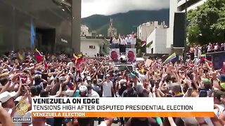 Tensions are high after the disputed presidential election in Venezuela election