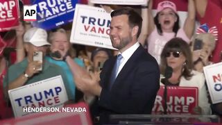 JD Vance calls Kamala Harris 'wacky' and disloyal during Nevada rally.