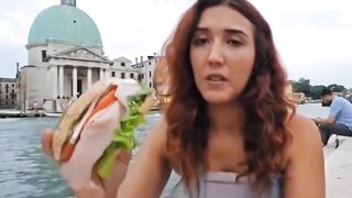 Birds Attack Girl's Burger# Funny