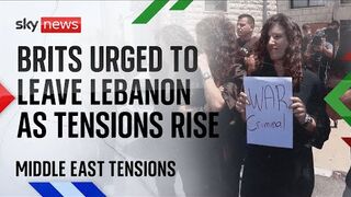 Middle East Brits urged to leave Lebanon as tensions rise between Israel and Hezbollah