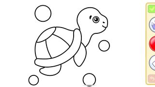 Drawing Picture Coloring | Turtle