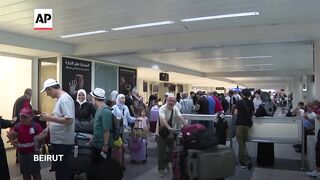 Some flights cancelled to Lebanon as fears of war loom.