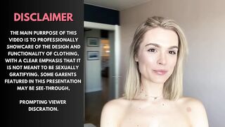 [4K] Transparent Try-on Haul with Nicole _ See Through Haul 2024