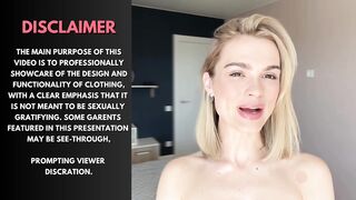 [4K] Transparent Try-on Haul with Nicole Haul _ See Through Haul 2024 2