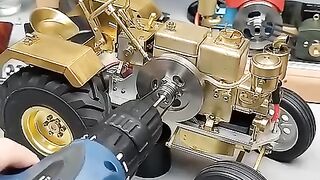 Realistic_Tractor_2.2cc_Mini_Double-cylinder_Four-stroke_Engine_Model_#viralvideo_#engine_#tractor(480p).