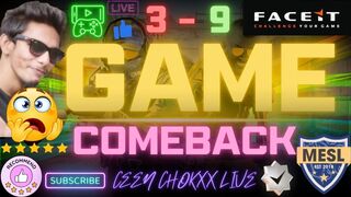 Counter Strike 2 Faceit MESL 3 - 9 Comeback Game 4 Men Lobby Live Stream Highlights | Major Comeback