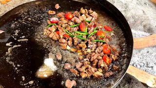 Land Kamar Mela Famous Beef Roast | Tawa beef Karahi | Karak Famous Beef Karahi