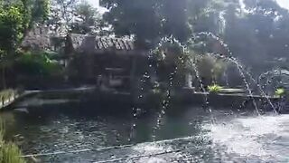 view of the atmosphere of the Talaga Sampireun res