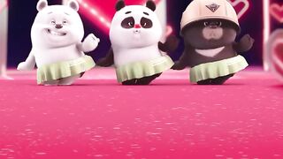 Cute panda | trendy threesome dance