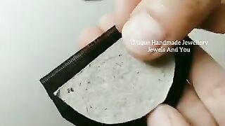 ##Fabric Jewellery Making ???? Fabric Earrings # #jewelsandyou #jewellerymaking #viralshorts.