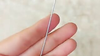 ##let's make easy earrings ✨️ #creativezainaz #shorts #youtubepartner #craft #art.