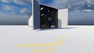 Emergency Hospital Design from Container (3d model)