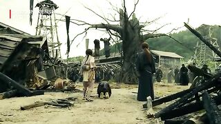 Kenshin Sendirian Ngabisin Gerombolan Anak Buah Shishio  Rurouni Kenshin Kyoto Inferno  Clip