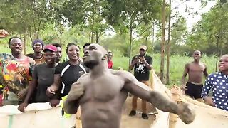 WWE Africa  Action Parked Wrestling Grandson vs Rango