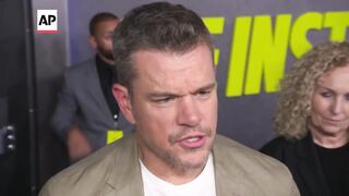 Matt Damon says he remains optimistic for the future of the US.
