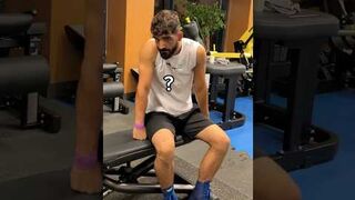 Athletes in the gym