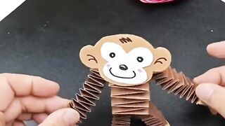 You can make a cute little monkey in just a few steps