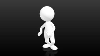 funny human character dancing