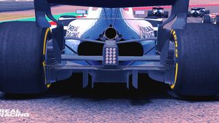 Real racing car futuristics