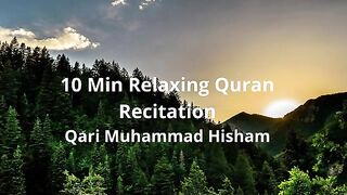 10 Minutes of Nature Scenery & Relaxing Quran Recitation for stress Relief