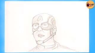 How To Draw Captain America Step By Step Marvel Avengers