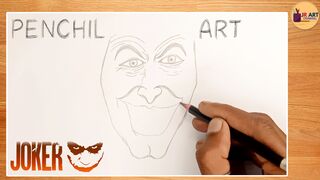Joker Sketch Easy way to Draw How To Draw Step By Step